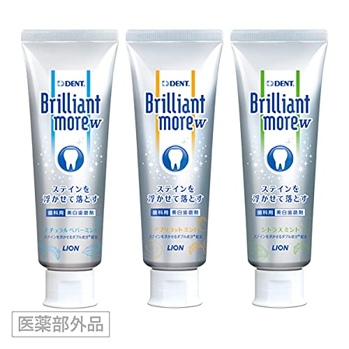 狮王牙科材料Dent Health Brilliant More双重柑橘薄荷牙膏90G