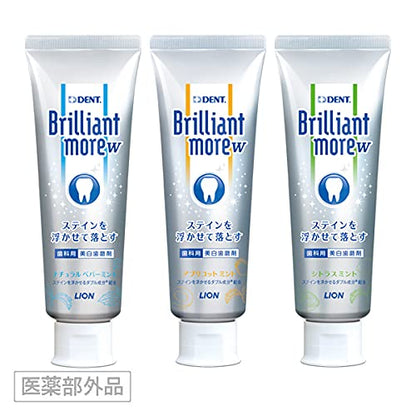 Lion Dental Materials Dent Health Brilliant More Double Peppermint 90G Paste