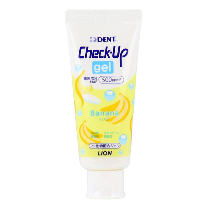 Lion Dental Check-Up Gel Banana Flavor 60g - Oral Care by Lion