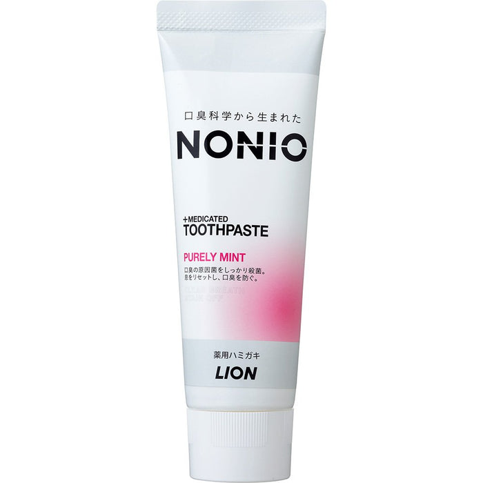 Lion Nonio Toothpaste 130G - Purely Mint Flavor for Fresh Breath