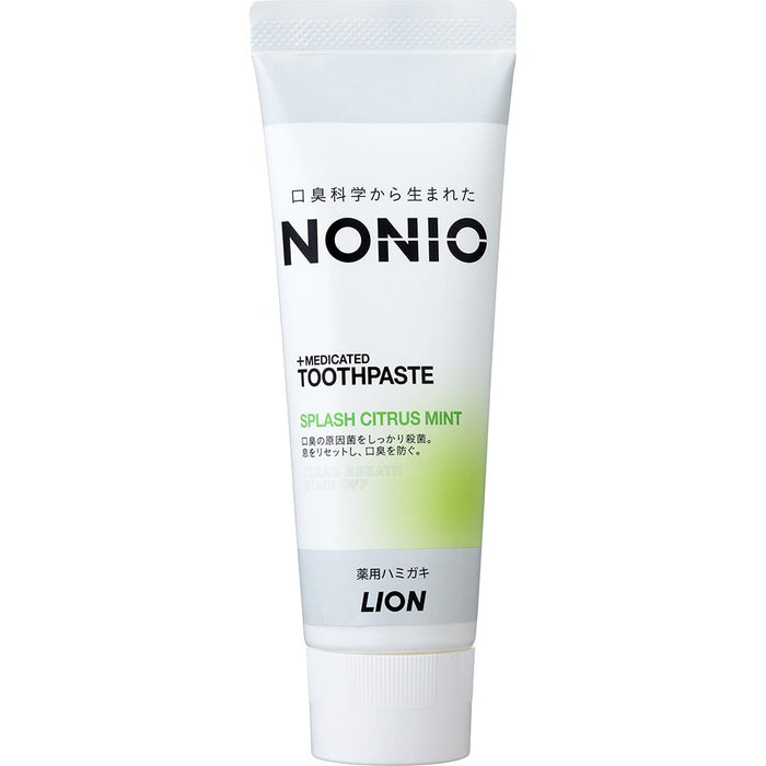 Lion Nonio Toothpaste Splash Citrus Mint 130g - Fresh Breath & Clean Teeth