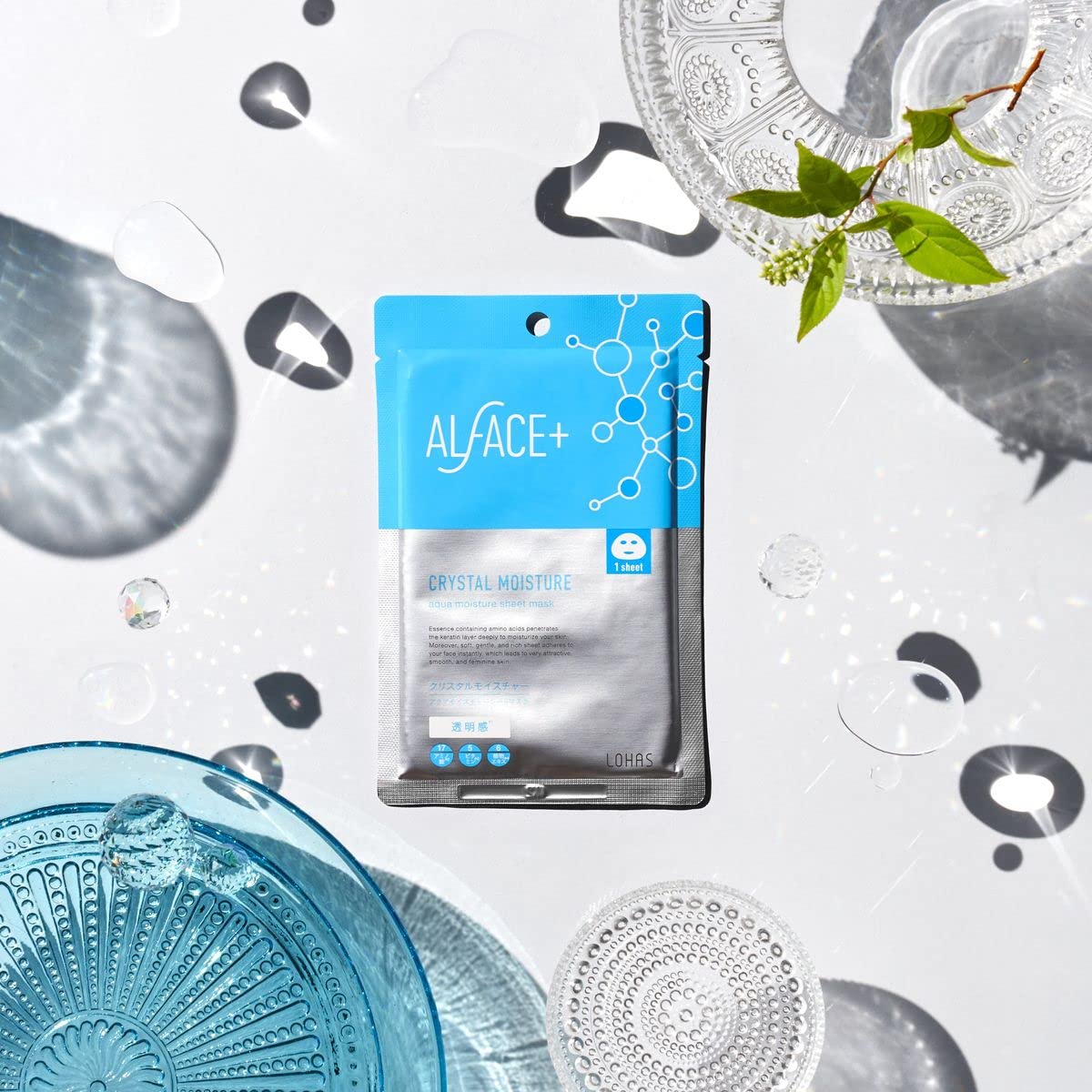 Alface Orfes Aqua Moisture Sheet Mask Crystal Moisture by Lohas Pharmaceuticals