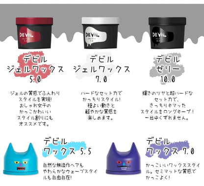 Loretta 7.0 Hard Hold Gel Wax for Strong Hair Styling