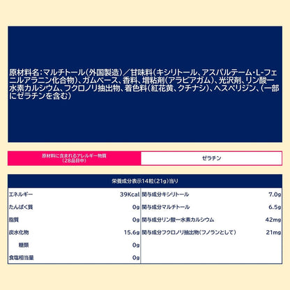 Lotte Xylitol Gum Lime Mint Large Pouch 266G Sugar-Free Chewing Gum