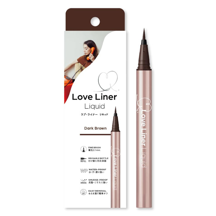 Loveliner Liquid Eyeliner R5 Dark Brown Long-Lasting Precision Makeup