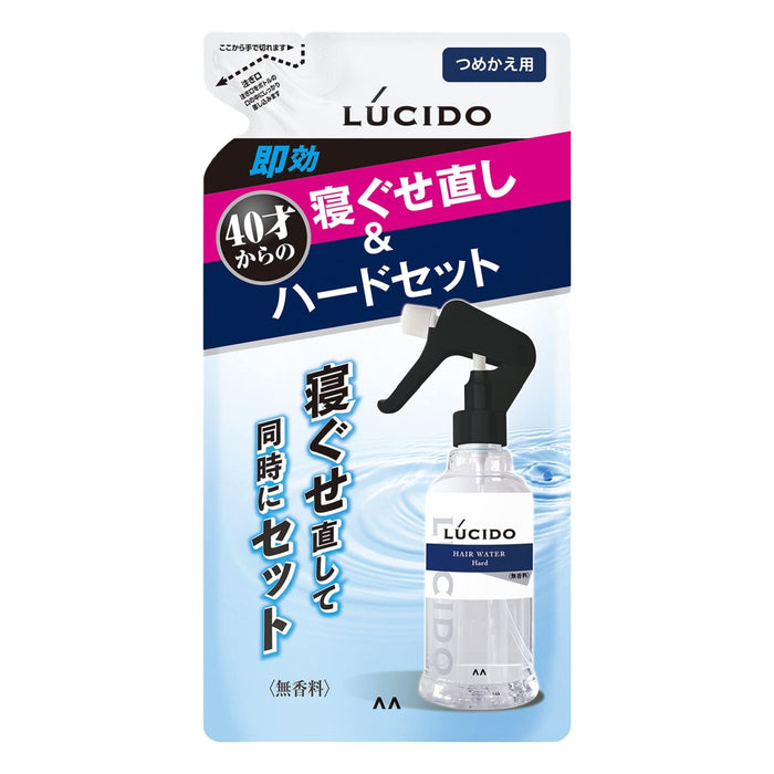 Lucido 護髮定型水硬質補充裝無味 230 毫升