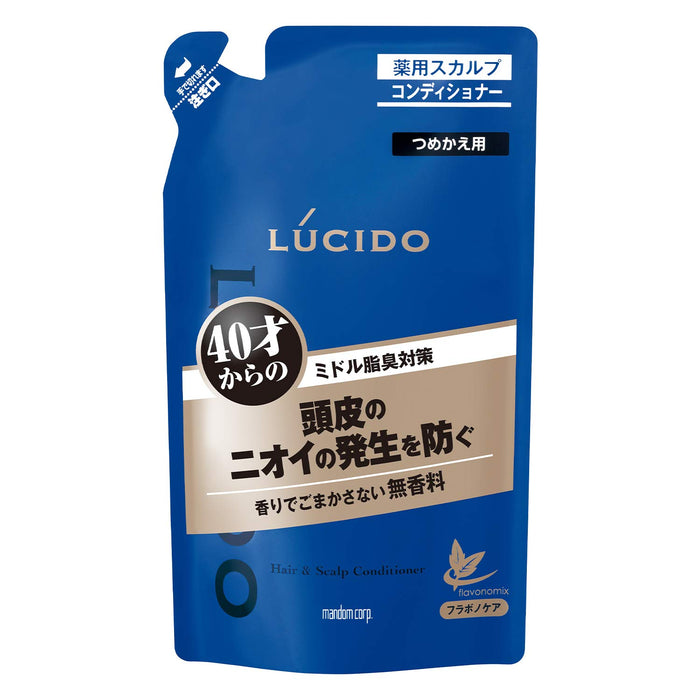 Lucido Medicated Hair and Scalp Conditioner Refill 380G Quasi-Drug