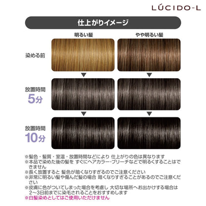 Lucido-L Milk Jam Natural Black Hair Color Restorer - 40g & 80ml Set