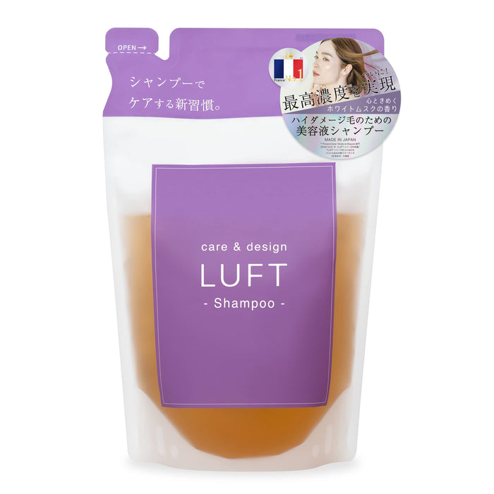 Air Luft High Damage Repair Shampoo White Musk Scent 410Ml Refill