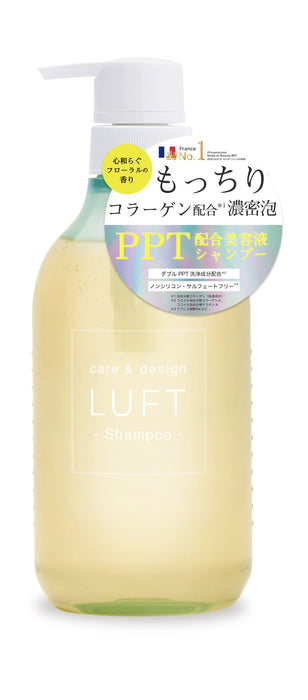 Luft Shampoo Smooth Type 500ml Soothing Floral Scent with PPT Serum and Argan Oil