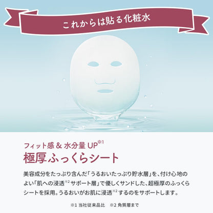 Lululun Premium Sakura Face Mask 7 Sheets x 5 Packs with Sakura Scent