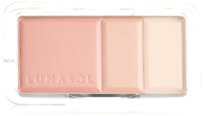 Lunasol Coloring Soft Cheeks Red Blush Single Item for Radiant Glow