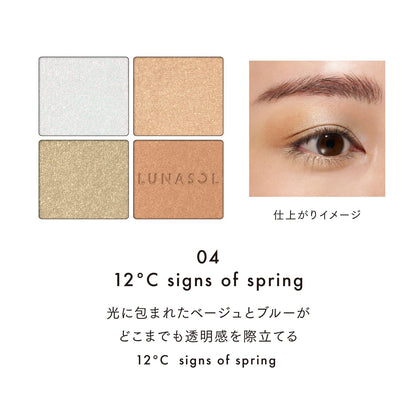 Lunasol Eye Coloration N 04 Eyeshadow Palette for Vibrant Eye Looks