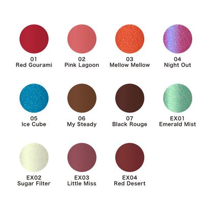 Lunasol Gel Oil Lips 02 Lipstick Pink Lagoon 6.4G - Hydrating Shine