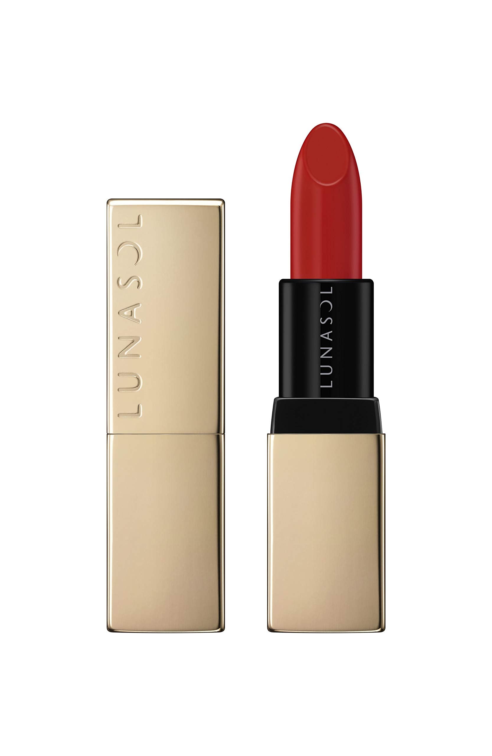 Lunasol Seamless Matte Lipstick 01 Opulent Red 4.2G for Bold Color