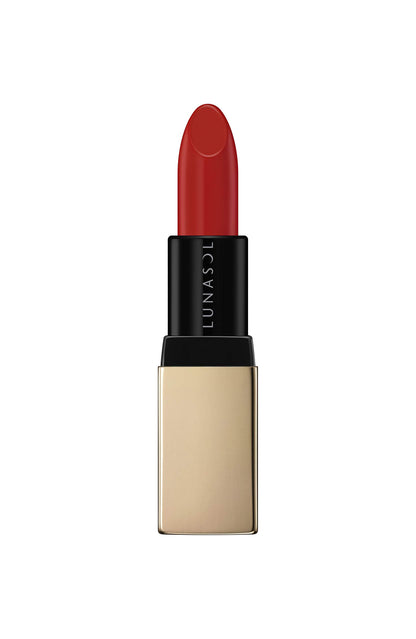 Lunasol Seamless Matte Lipstick 01 Opulent Red 4.2G for Bold Color