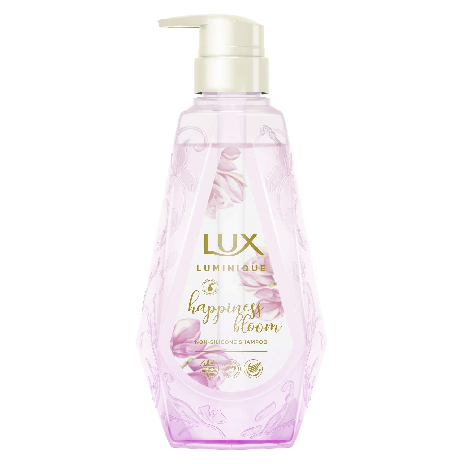 Lux Shampoo 450G Luminique Happiness Bloom Pump Bottle for Radiant Hair