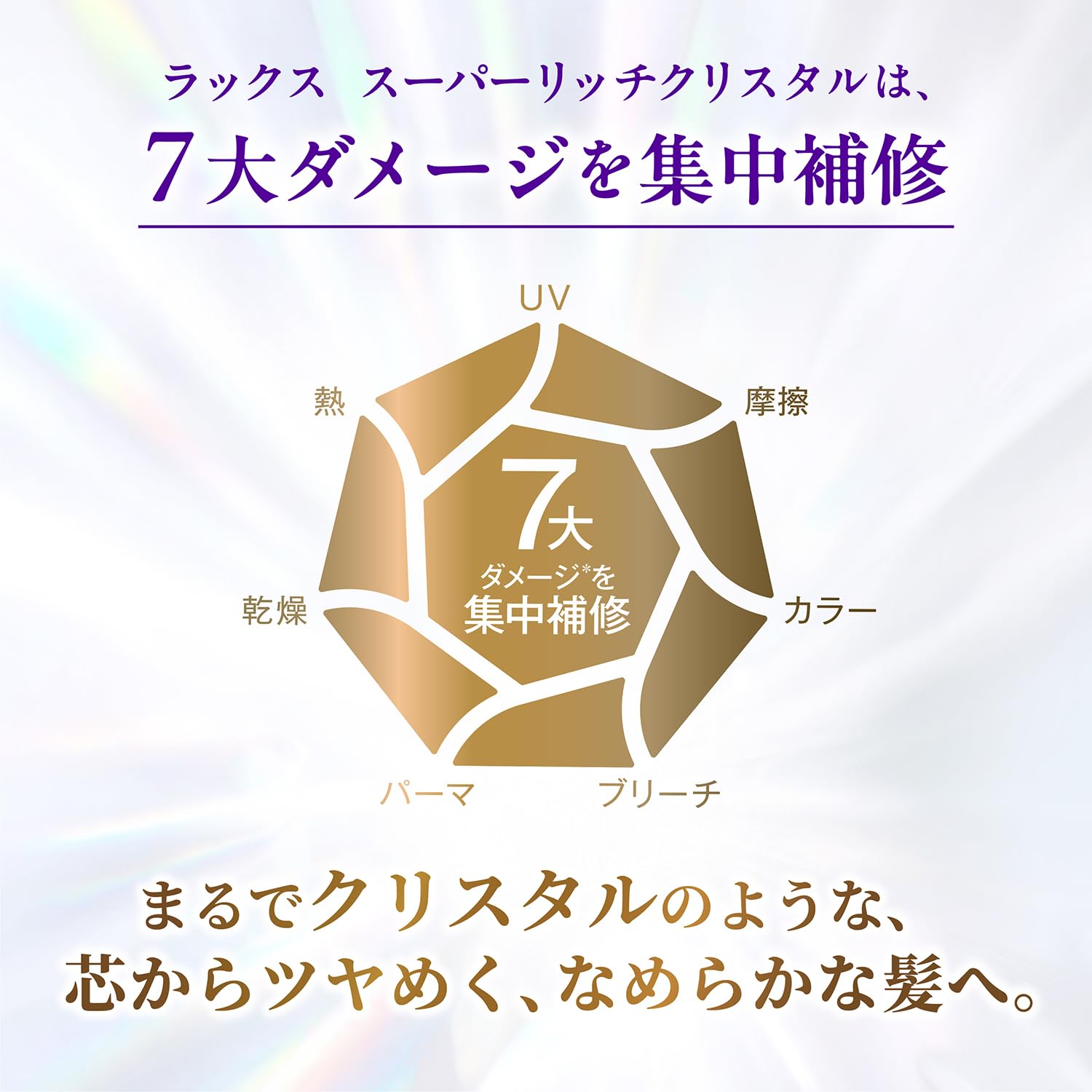 Lux Super Rich Damage Repair Shampoo Refill 300G - Crystal Formula