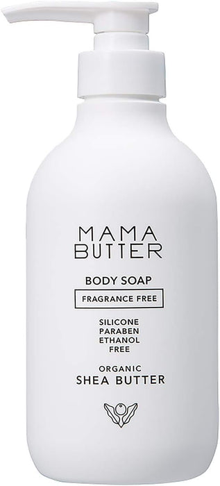 Mama Butter Additive-Free Body Soap Unscented with Organic Shea Butter 500ml