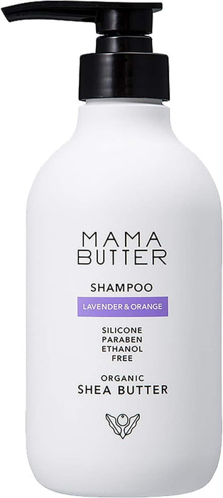 Mama Butter Silicone-Free Shampoo with Organic Shea Butter Lavender Orange 500ml