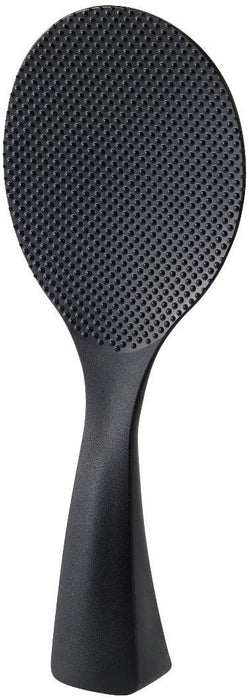 Never Marna Shamoji Self Standing Black Rice Scoop - Ergonomic Design