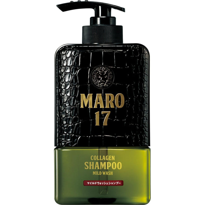 Maro 17 Mild Wash Shampoo 350Ml for Men Sensitive Skin Silicone-Free Amino Acid