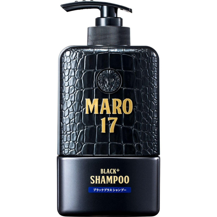 Maro17 Black Plus Shampoo for Men 350Ml - Gentle Mint Scent Scalp Care Volume Up