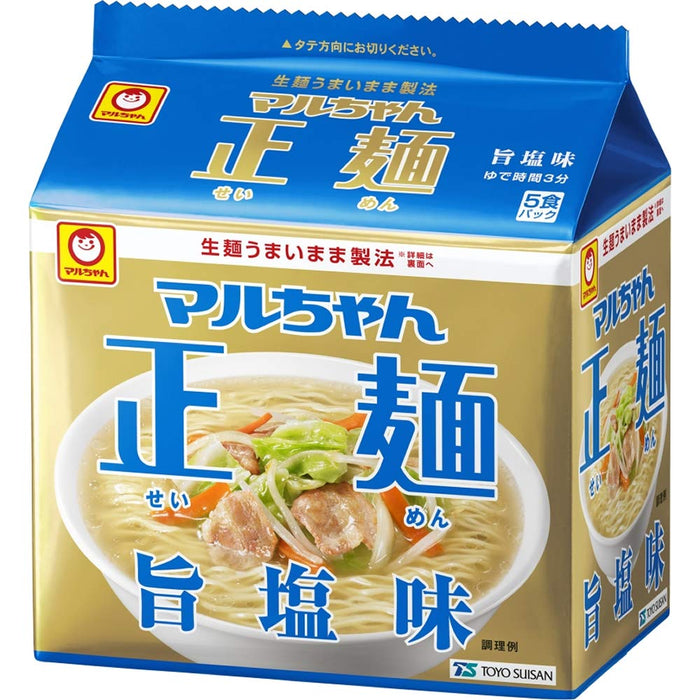 Maruchan 生面鹽拉麵泡麵 5 包 - 正宗日本風味