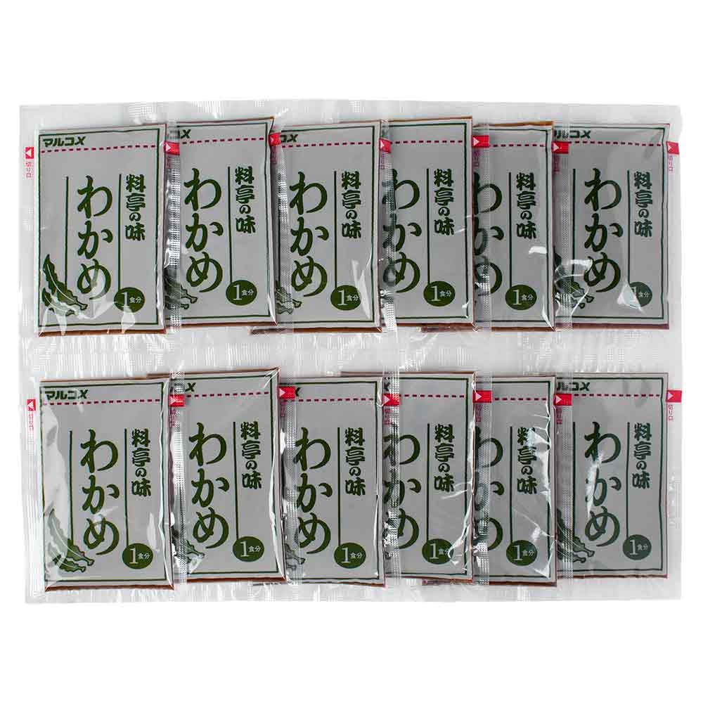 Marukome Instant Miso Soup Wakame 12-Serving Pack Healthy Japanese Soup