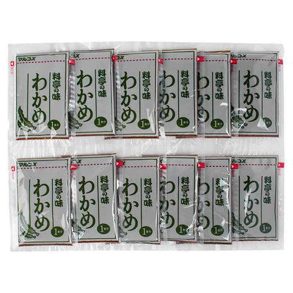 Marukome Instant Miso Soup Wakame 12-Serving Pack Healthy Japanese Soup