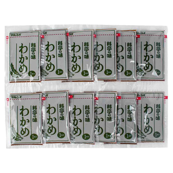 Marukome Instant Miso Soup Wakame 12-Serving Pack Healthy Japanese Soup