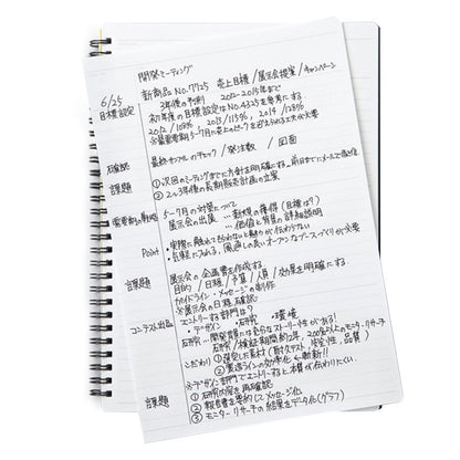 Maruman Notebook Nemosine A5 7mm Ruled Paper N195A