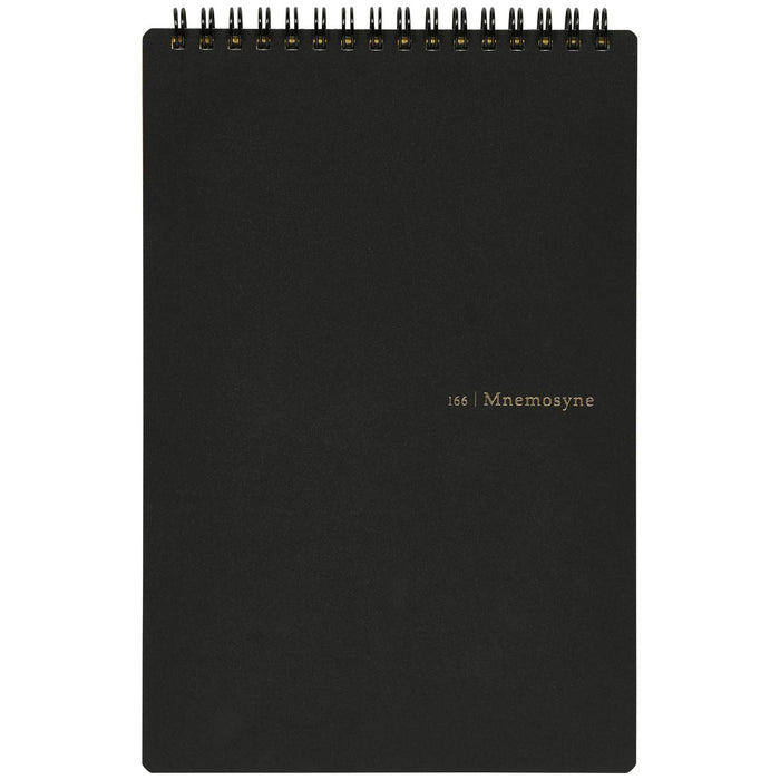 Maruman Nemosine A5 A5 Ruled Center Line Notebook Black N166