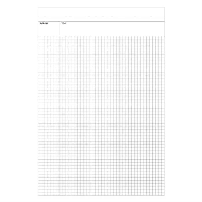 Maruman A4 Grid Notepad with PU Holder - HN187UA-05 Nemosine