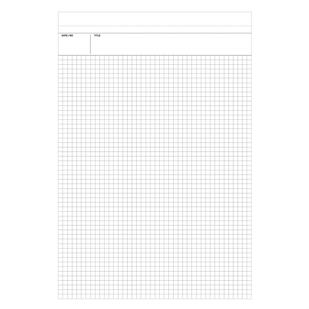 Maruman A5 Grid Notepad with PU Holder Black - Nemosine HN188UA-05