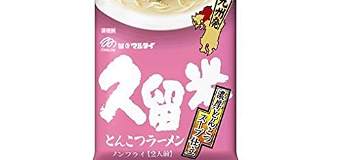 Marutai Kurume Rich Tonkotsu Ramen 194G Authentic Japanese Noodles