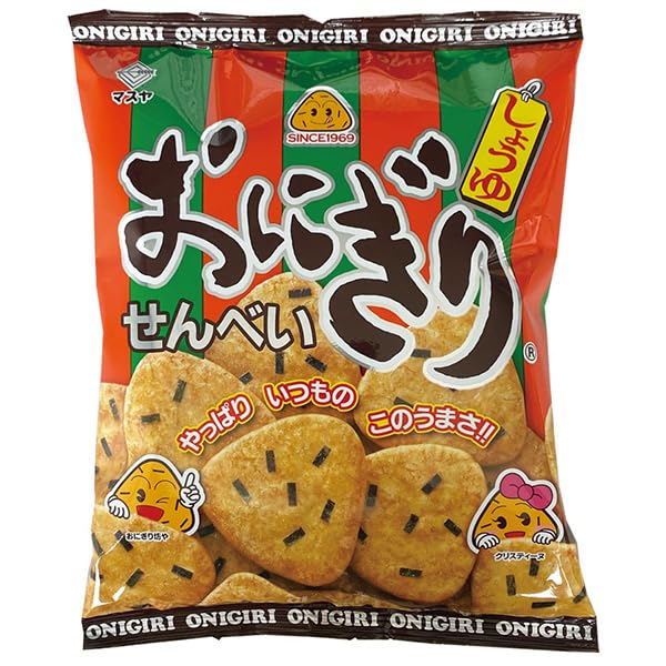 Pall Masuya Soy Sauce Onigiri Senbei Rice Crackers Pack of 3