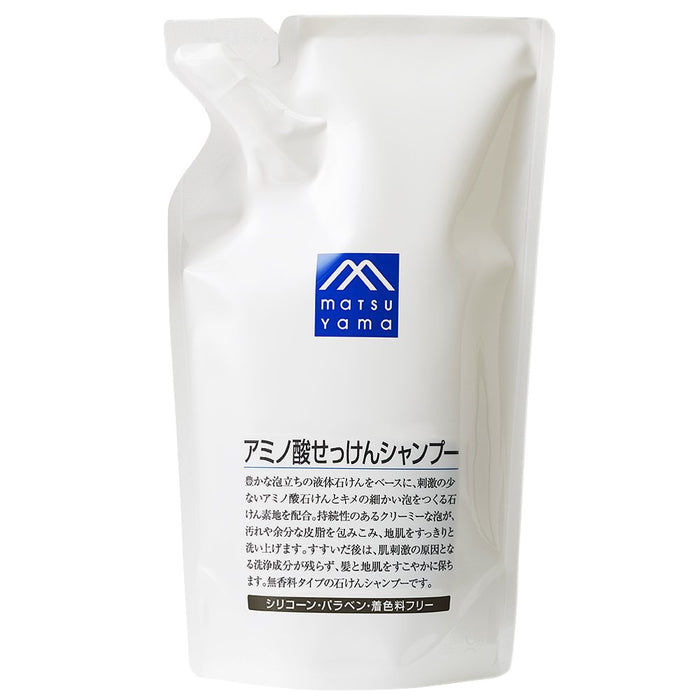 Matsu Yama M-Mark Amino Acid Soap Shampoo Refill Unscented 550Ml