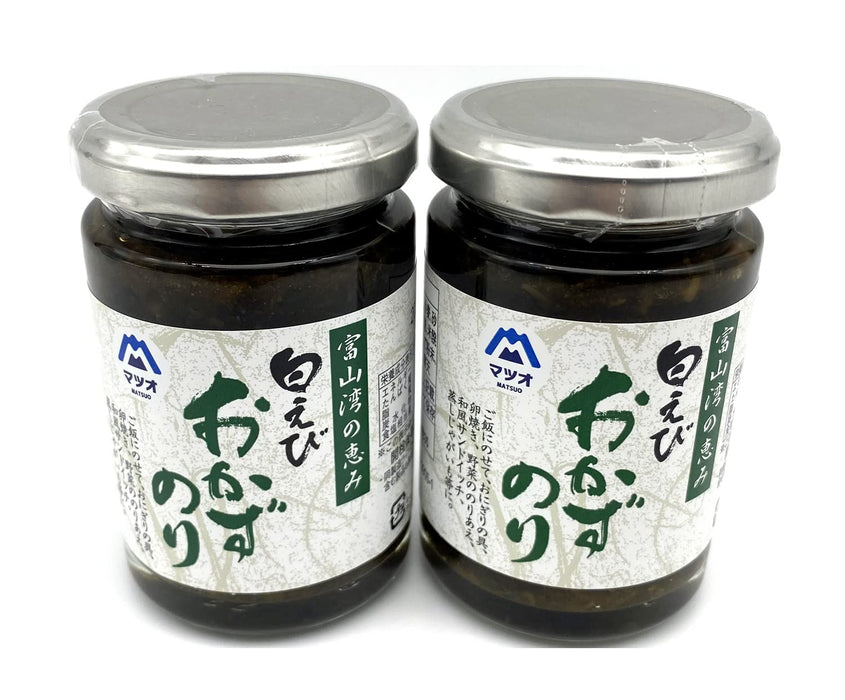 Matsuo Tsukudani Shrimp Kombu Seaweed Paste 140G Natural Flavor