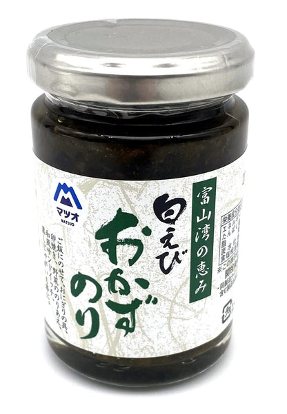 Matsuo Tsukudani Shrimp Kombu Seaweed Paste 140G Natural Flavor