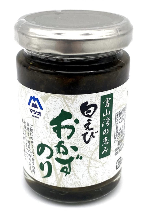 Matsuo Tsukudani Shrimp Kombu Seaweed Paste 140G Natural Flavor