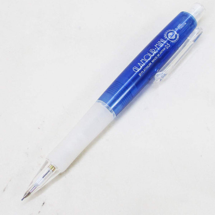 Platinum Fountain Pen #59 Clear Blue 0.5mm Mechanical Pencil 10 Set Made in Japan