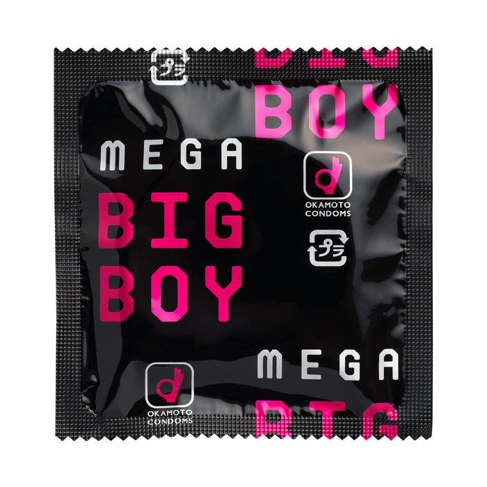 Mega Big Boy Okamoto Condoms 12 Pack 46mm Diameter Maxi Fit