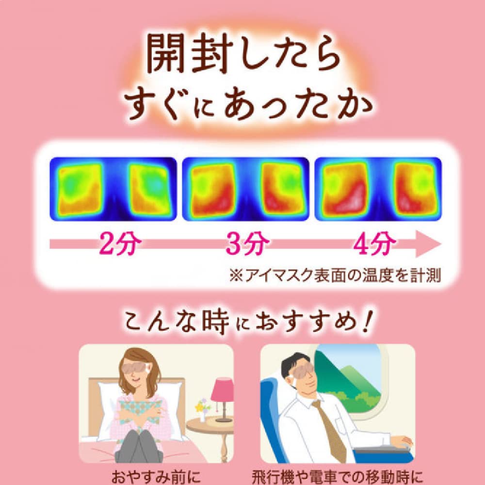 Megurhythm Steam Hot Eye Mask Forest Bathing Scent 5-Pack for Relaxation