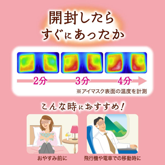 Megurhythm 蒸汽热眼罩 成熟柚子香味 5 件装 放松疗法