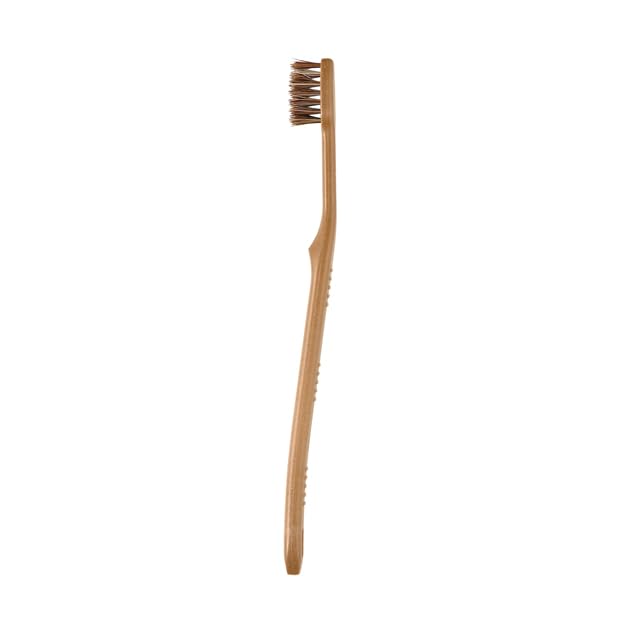 Fine Japan Meguru Eco Friendly Bamboo Toothbrush with Natural Bristles