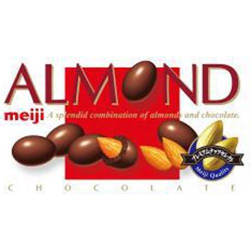 Meiji Almond Chocolate Snack 79g - Rich Milk Chocolate with Crunchy Almonds