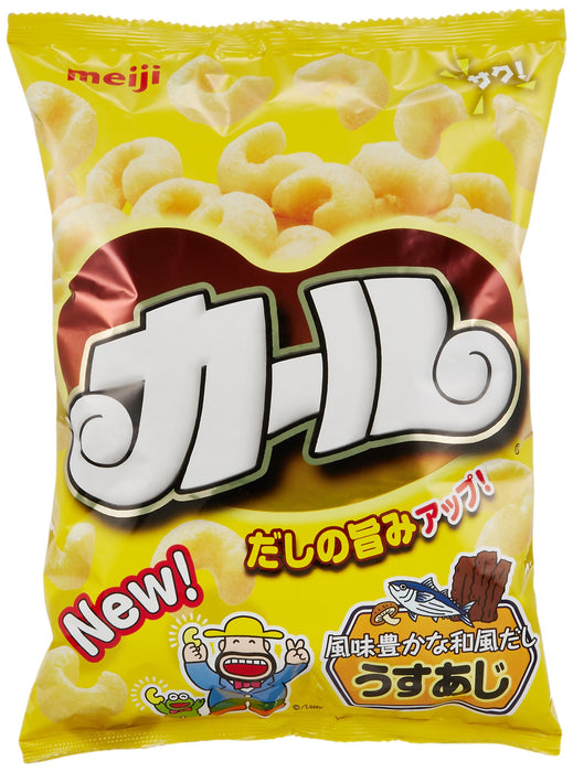 Meiji Karl Light Salt Corn Puff Snack 68g Curls