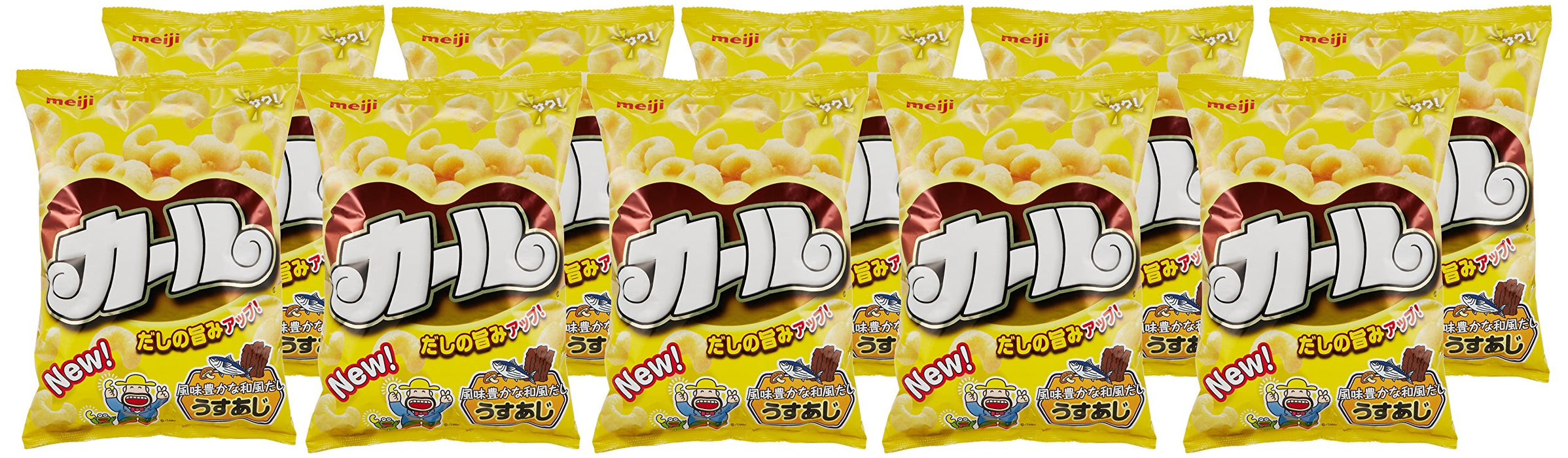 Meiji Karl Light Salt Corn Puff Snack 68g Curls