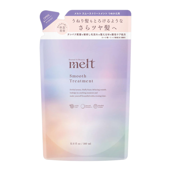 Melt Smooth Treatment Refill 380ml with Peony and Fig Scent Haircare